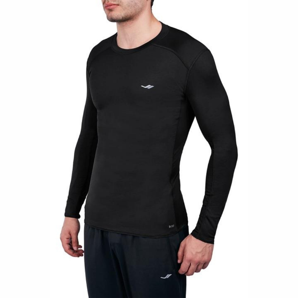  Siyah Erkek Pro Uzun Kollu T-Shirt