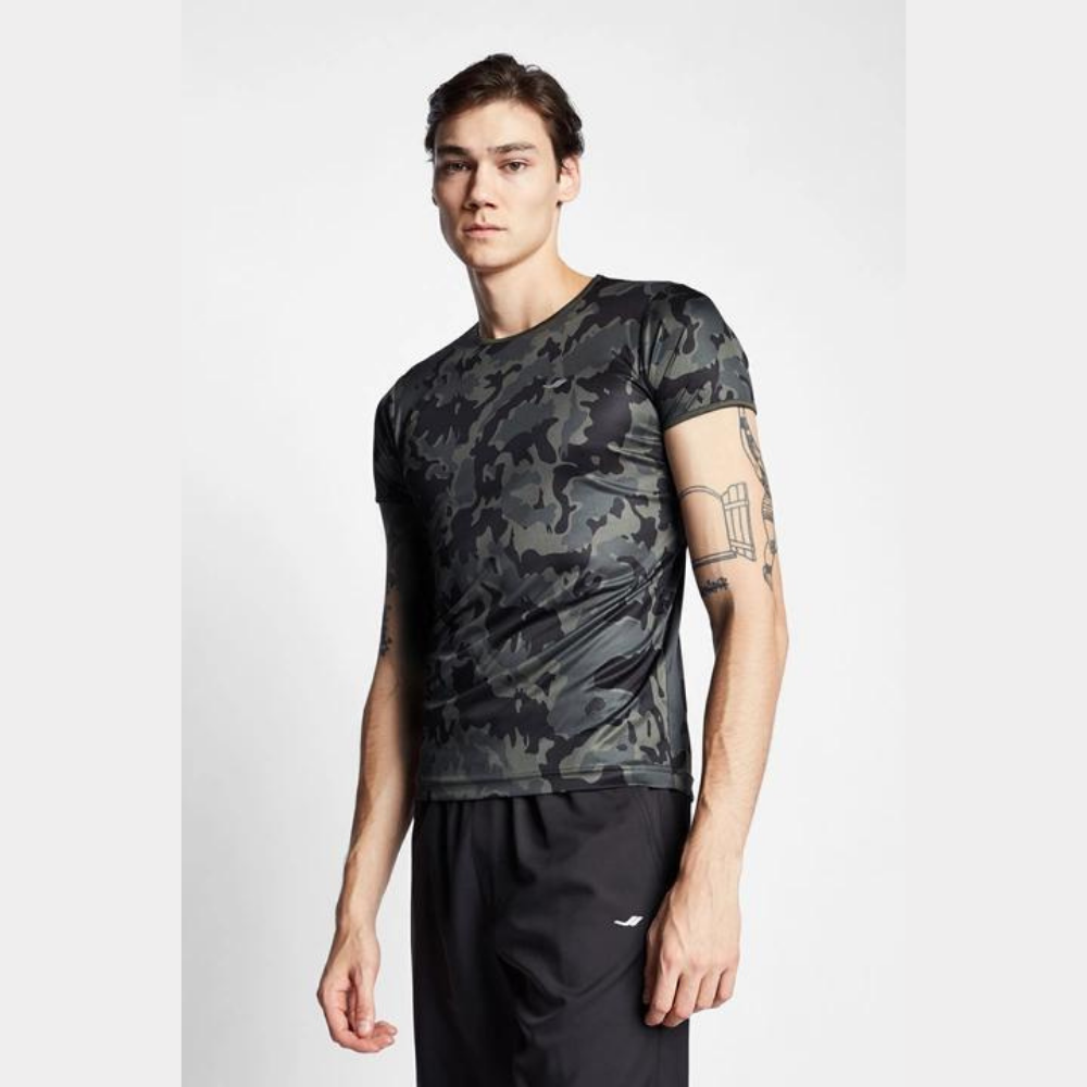 Haki Erkek Kısa Kollu T-Shirt 