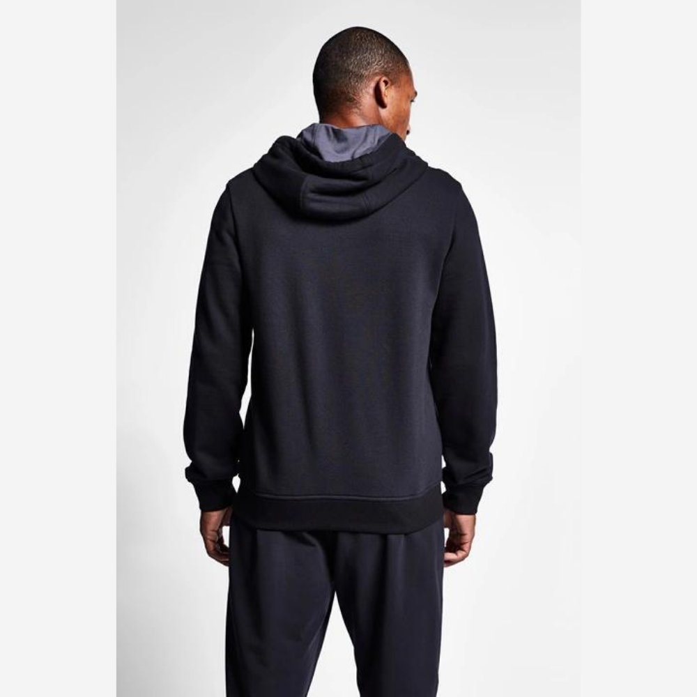 Siyah Erkek Kapüşonlu Sweatshirt 
