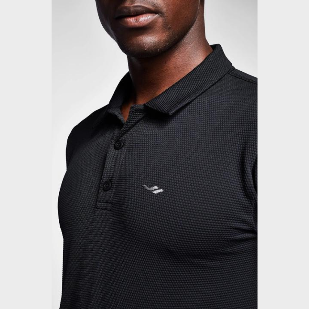 Siyah Erkek Polo Yaka T-Shirt 