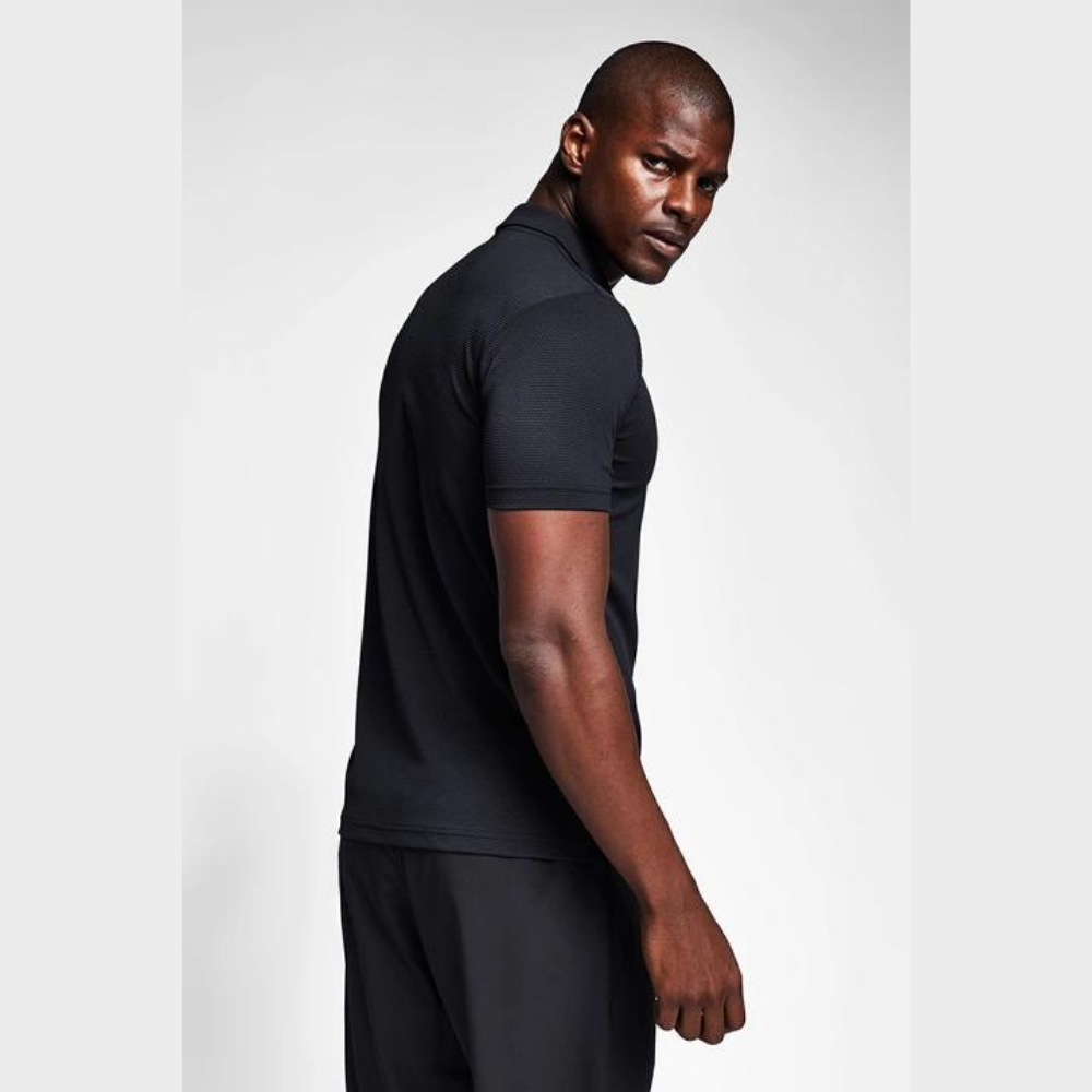 Siyah Erkek Polo Yaka T-Shirt 