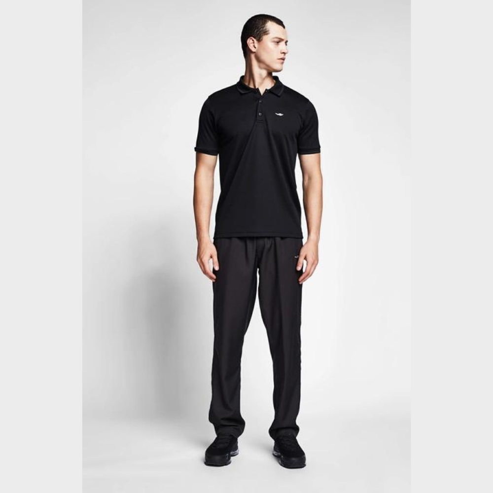 Siyah Erkek Polo Yaka T-Shirt 