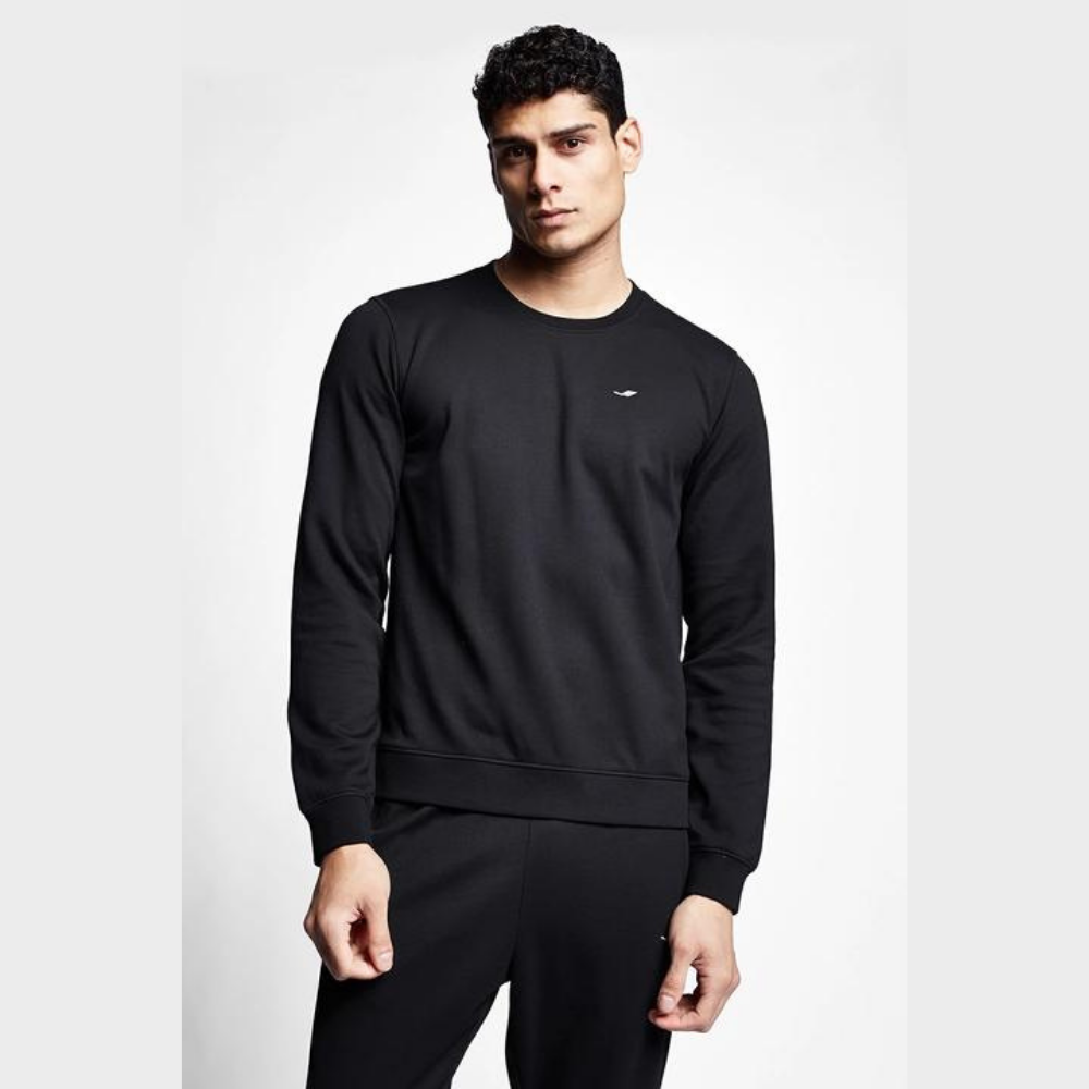 Siyah Erkek Sweatshirt