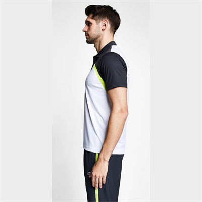 Beyaz Antrasit Erkek Kısa Kollu Polo Yaka T-Shirt 