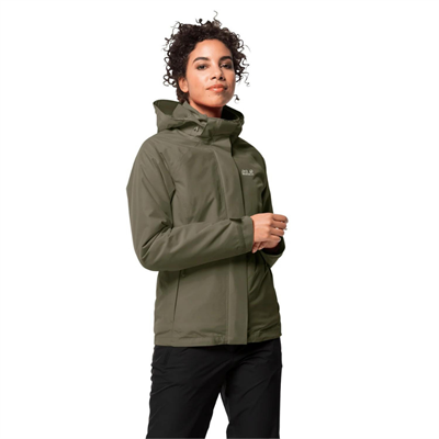 Jack Wolfskin Iceland Voyage 3IN1 Kadın Outdoor Mont
