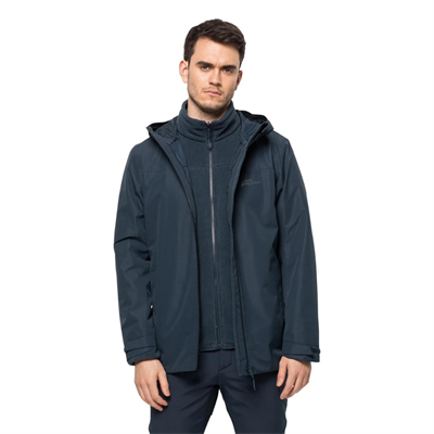 Jack Wolfskin Taubenberg 3IN1 Erkek Outdoor Montu -Nightblue