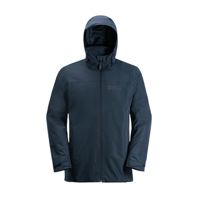 Jack Wolfskin Taubenberg 3IN1 Erkek Outdoor Montu -Nightblue