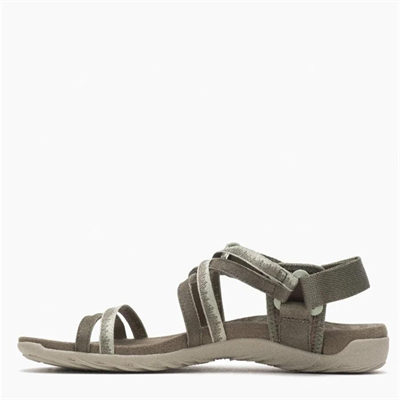 Merrell Haki Kadın Sandalet Terran 3 Cush Lattıce Yeşil