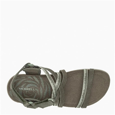 Merrell Haki Kadın Sandalet Terran 3 Cush Lattıce Yeşil