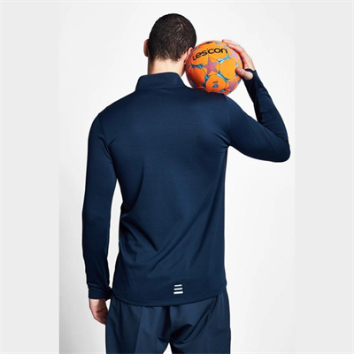 Safir Mavi Erkek Fermuarlı Sweatshirt