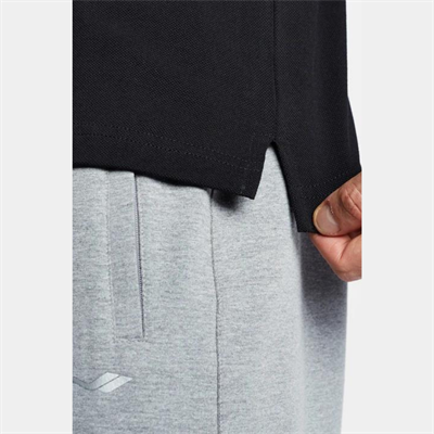 Siyah Erkek Kısa Kollu Polo Yaka T-Shirt 
