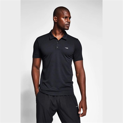 Siyah Erkek Polo Yaka T-Shirt 