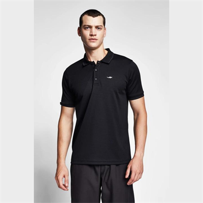 Siyah Erkek Polo Yaka T-Shirt 