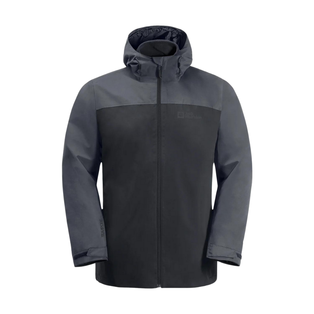 Jack Wolfskin Taubenberg 3IN1 Erkek Outdoor Montu - Phantom