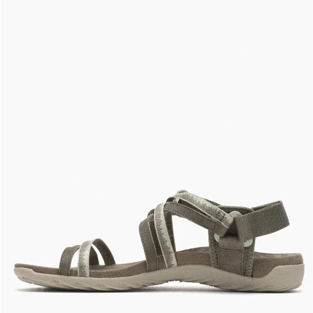 Merrell Haki Kadın Sandalet Terran 3 Cush Lattıce Yeşil