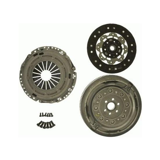 Valeo Dmf Volant+Debrıyaj Setı+Rulman Vw golf 51.9tdı Valeo 837018  sabit volant güçlendirilmiş