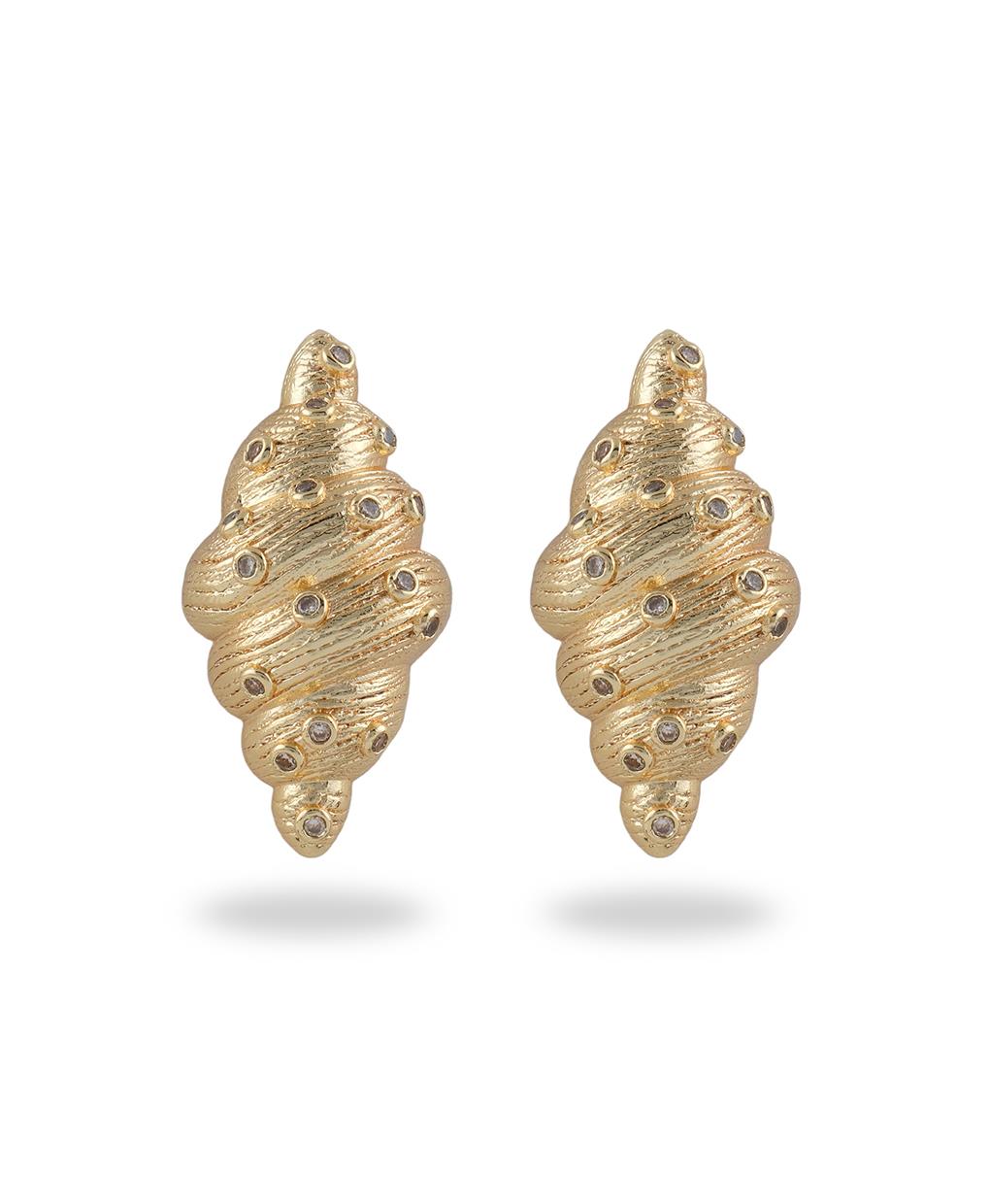 Seashell Deniz Yıldızı Zirkon Küpe
