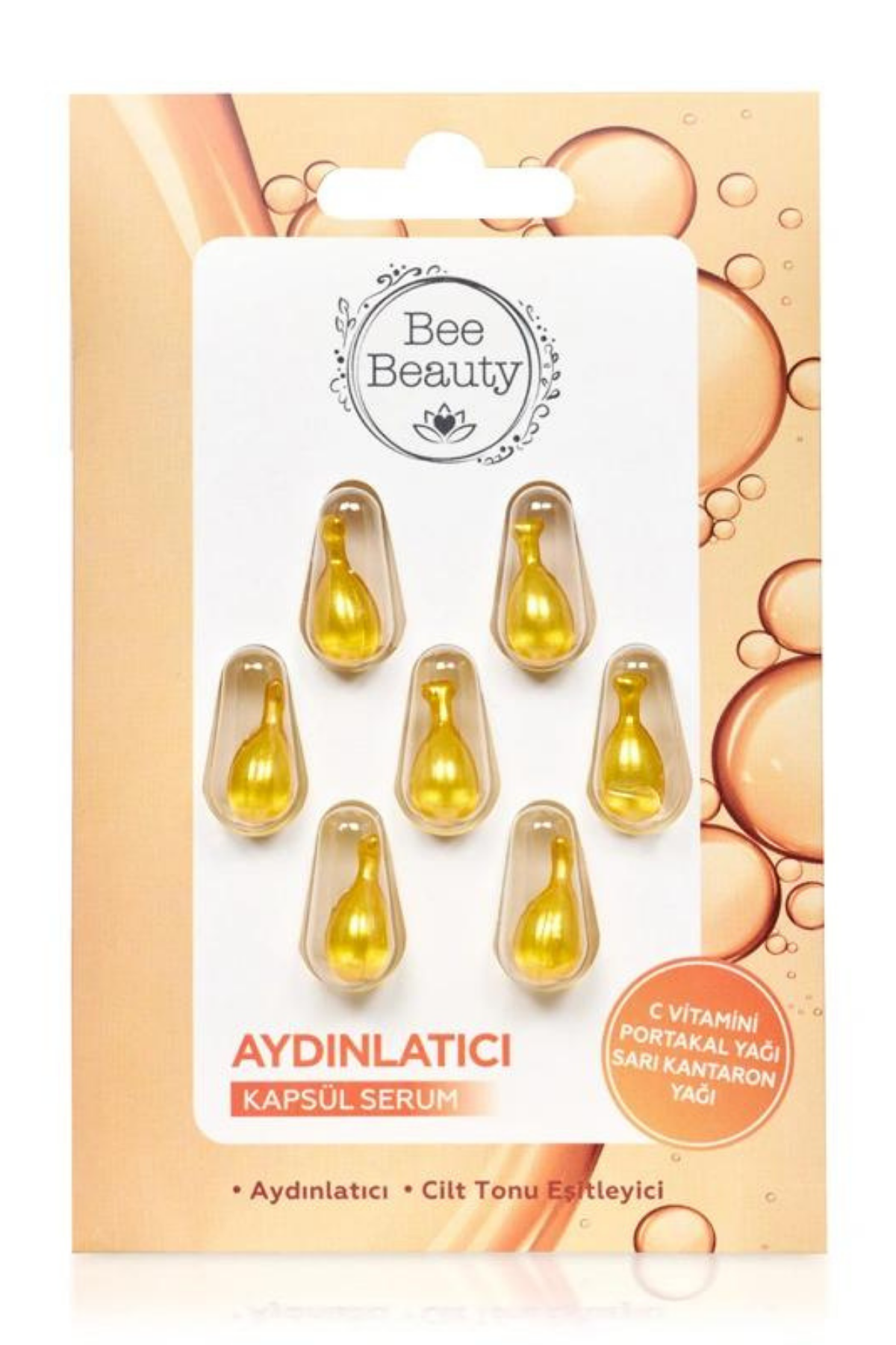 Aydınlatıcı 7 Kapsül Serum Cilt Tonu Eşitleyici