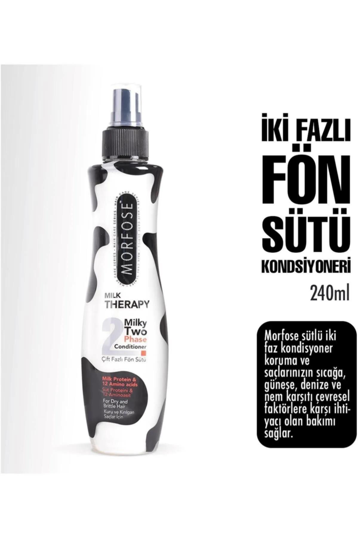 Morfose Milk Therapy Çift Fazlı Fön Sütü 220 ml Saç Maskesi Hediyeli