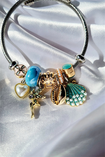 Paslanmaz Çelik Pandora Modeli Charm Bileklik