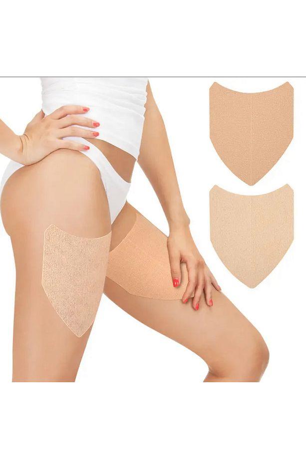 2 Adet Kendinden Yapışkanlı Sürtünme ve Pişik Önleyici Uyluk Koruyucu Bant – Spor ve Günlük Kullanım İçin Uniseks