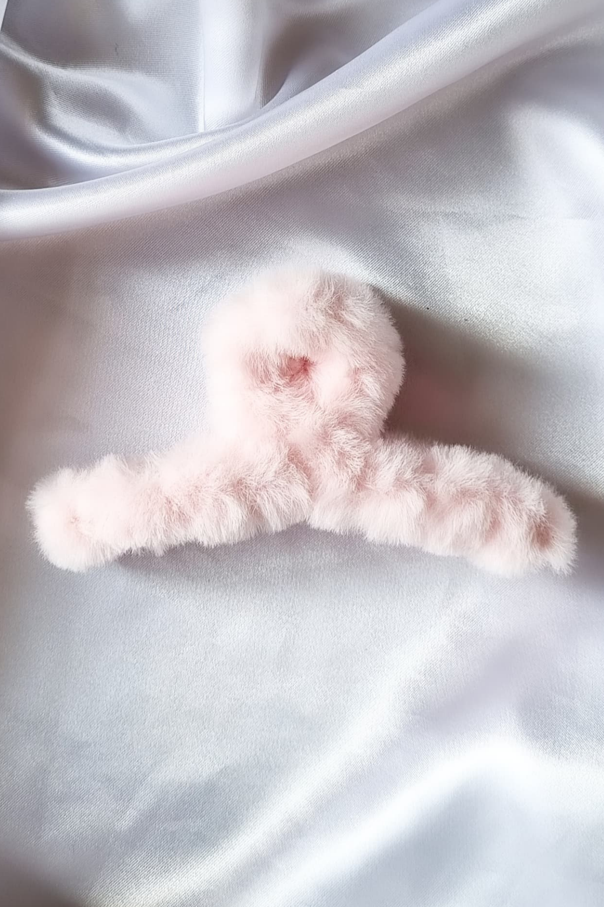 Kadın Peluş Model Büyük Boy 12 Cm Mandal Toka 