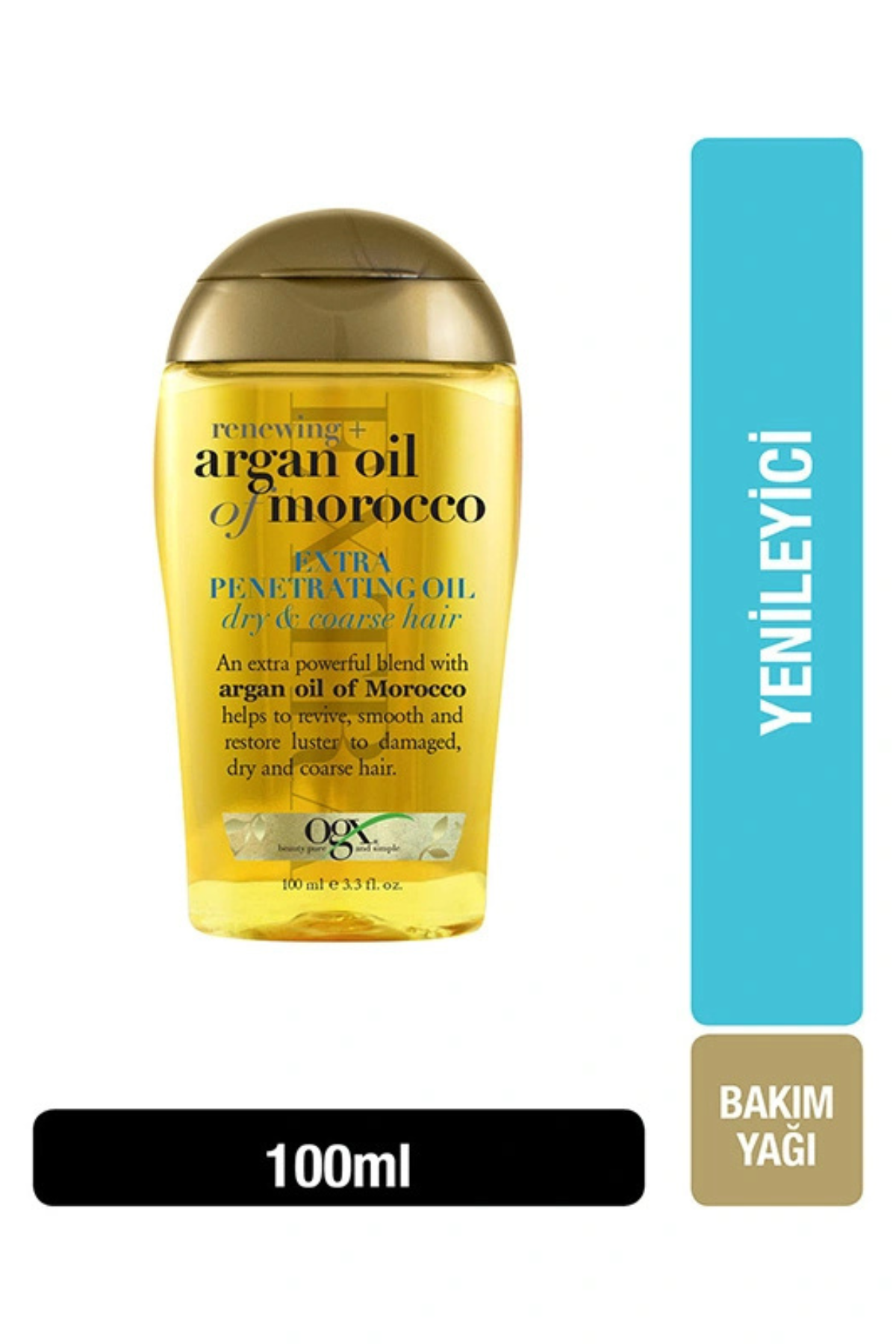 Ogx Kuru Ve Sertleşmiş Saçlar İçin Yenileyici Extra Argan Yağ 100 ml