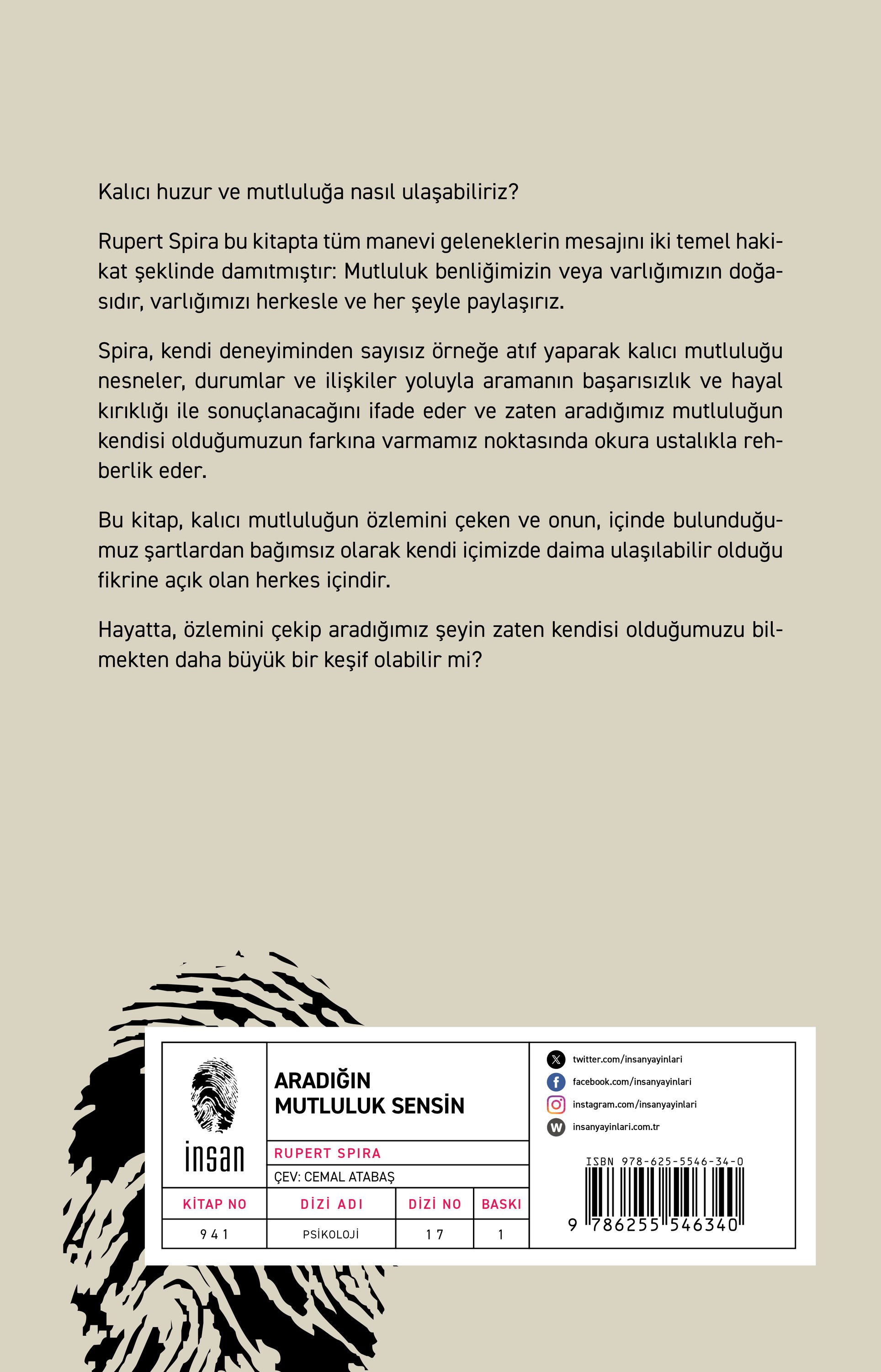 Aradığın Mutluluk Sensin / Varlık Farkındalığını Keşfetmek