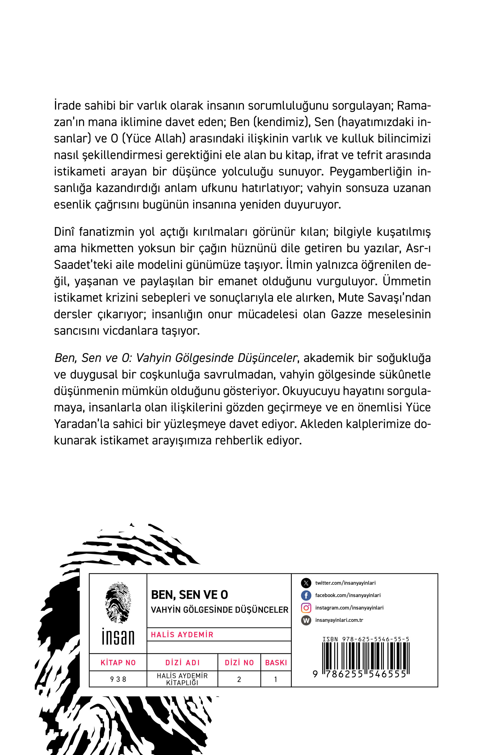 Ben, Sen ve O - Vahyin Gölgesinde Düşünceler