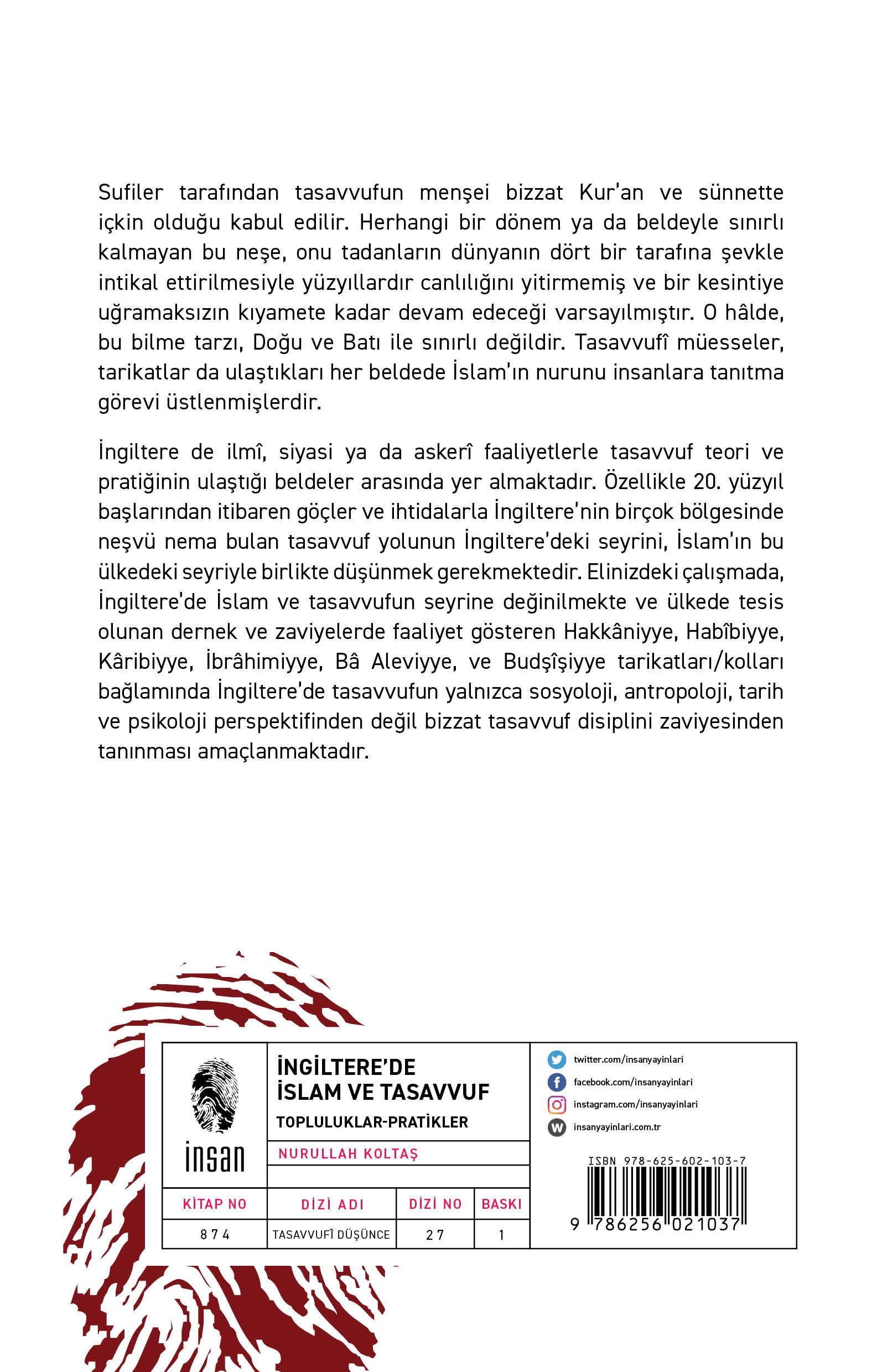 İngilterede İslam ve Tasavvuf