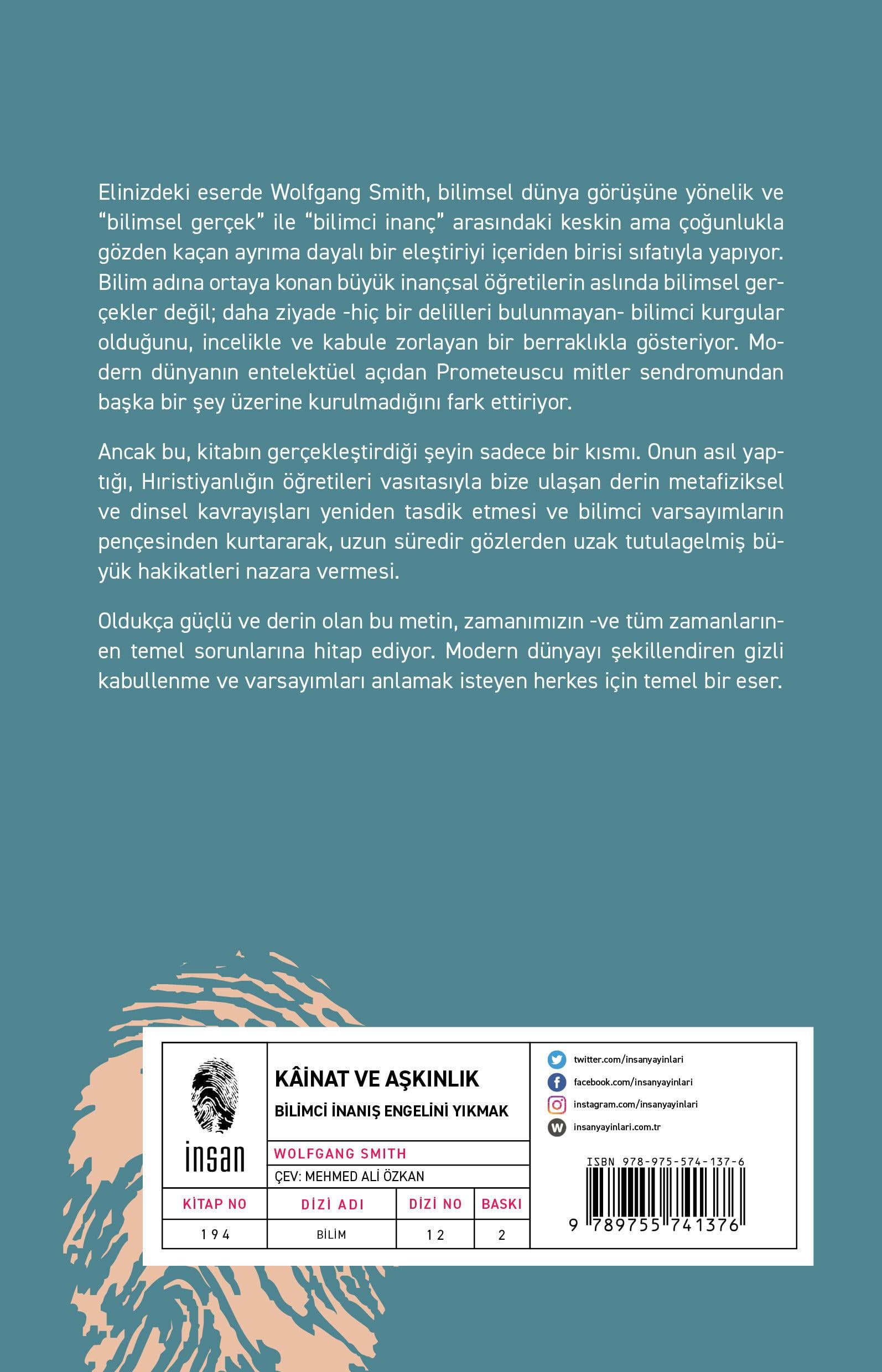 Kainat ve Aşkınlık - Bilimci İnanış Engelini Yıkmak