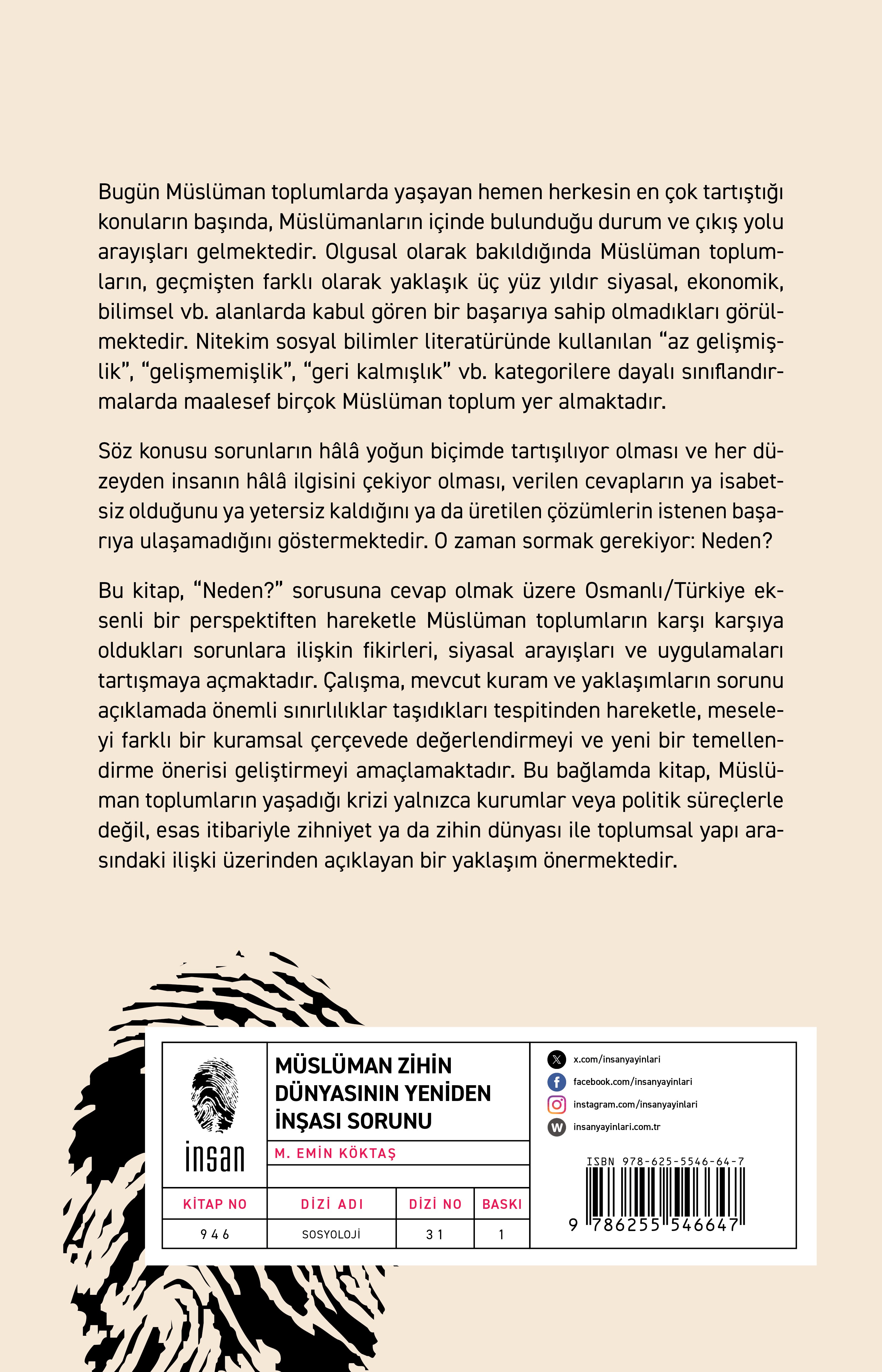 Müslüman Zihin Dünyasının Yeniden İnşası Sorunu / Bir Çözümleme Denemesi