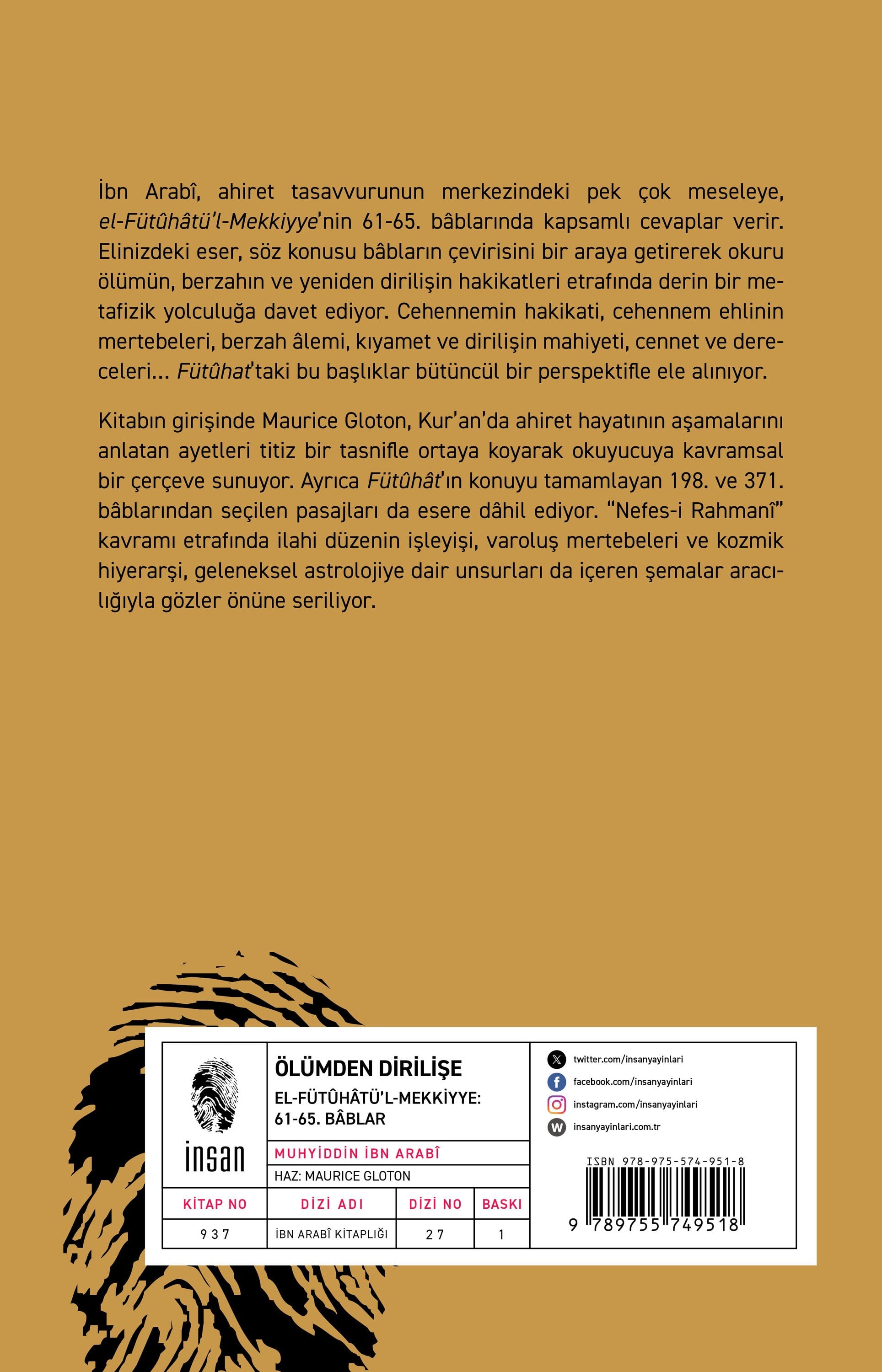 Ölümden Dirilişe / el-Fütûhâtül-Mekkiyye: 61-65. Bâblar