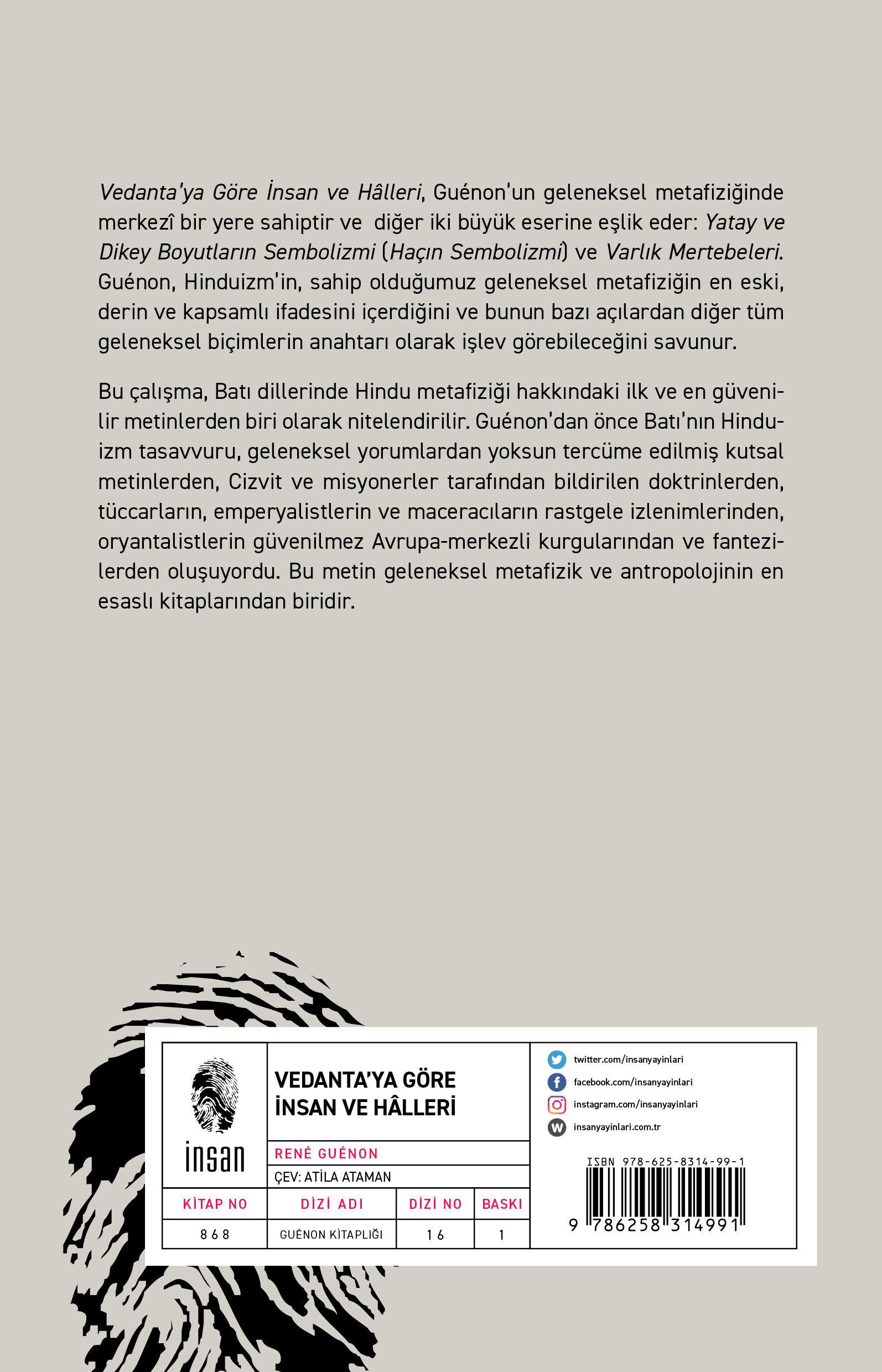 Vedantaya Göre İnsan ve Halleri