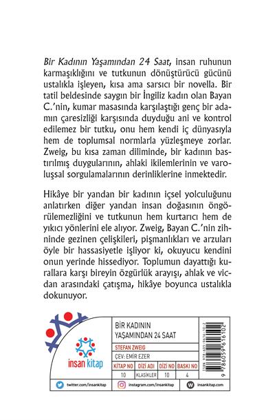 Bir Kadının Yaşamından 24 Saat  - (Cep Boy)