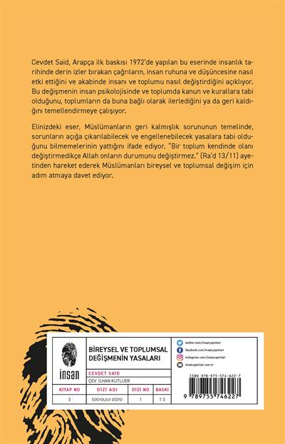 Bireysel ve Toplumsal Değişmenin Yasaları 