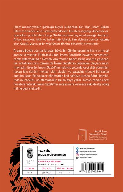 Tavasin - İmam Gazâlînin Hayatı