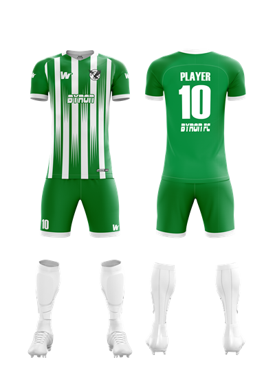 Futbol Forma Takım Model 014  0006 Beyaz Yeşil