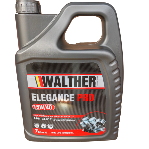 Walther 15W/40 Motor Yağı 7 Litre