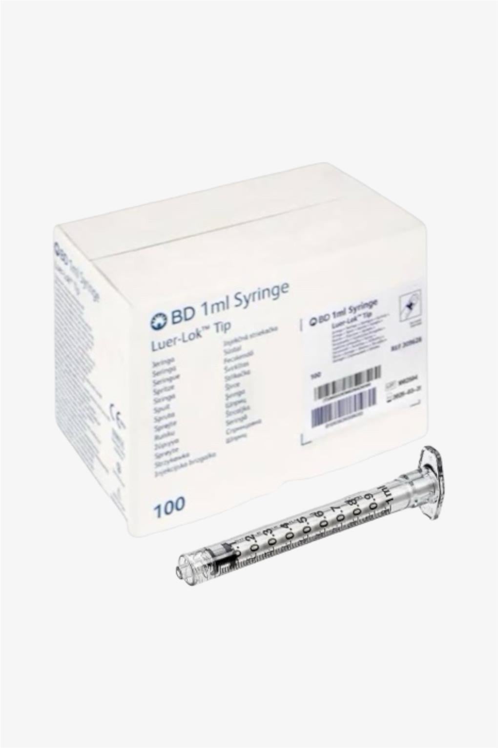 Bd Luer Lock 1Ml Enjektör 100'lü