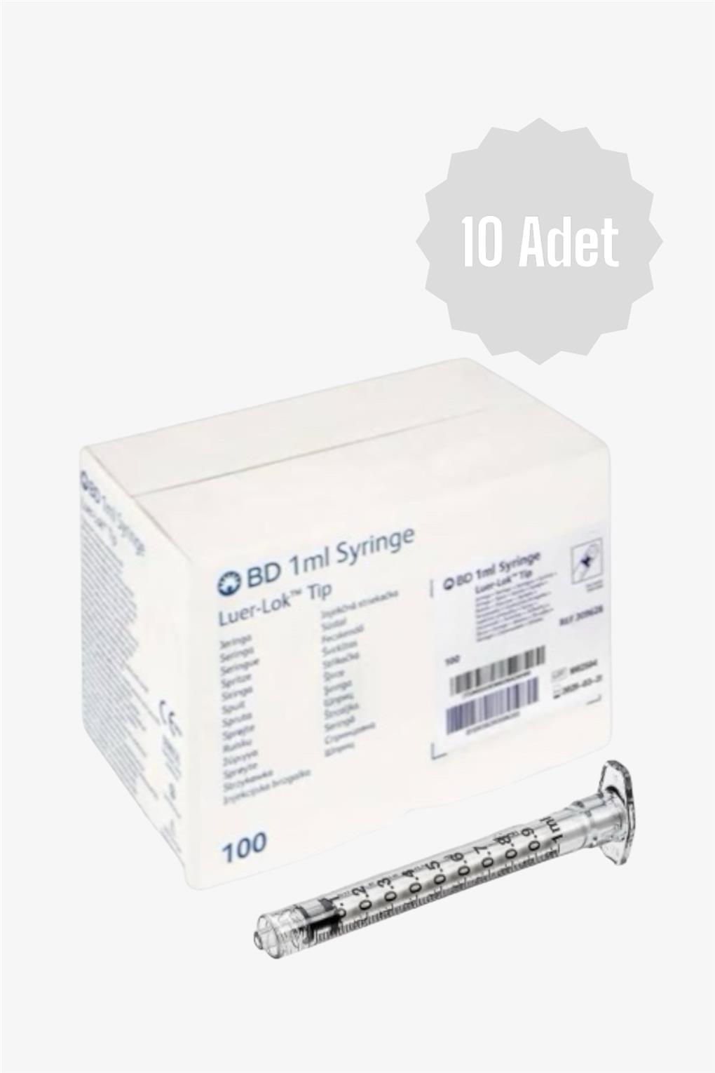Bd Luer Lock 1Ml Enjektör 10'lu