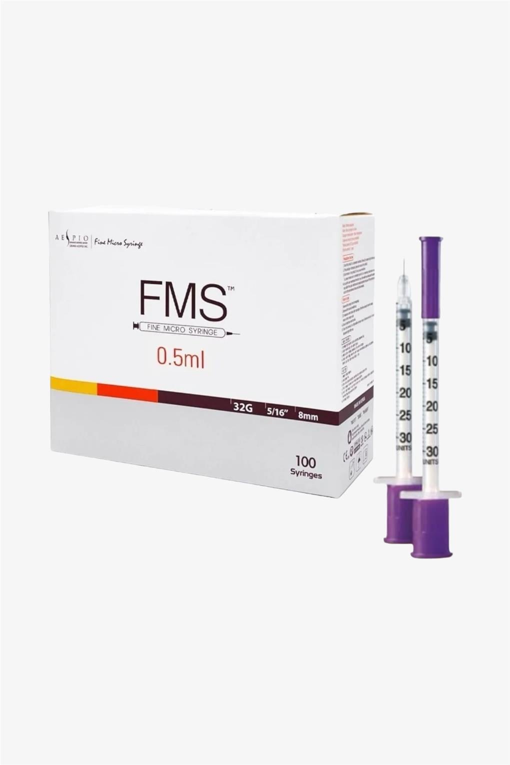 Fms Micro-Fine  0,5 Ml ( 32Gx8mm ) Enjektör 100'lü