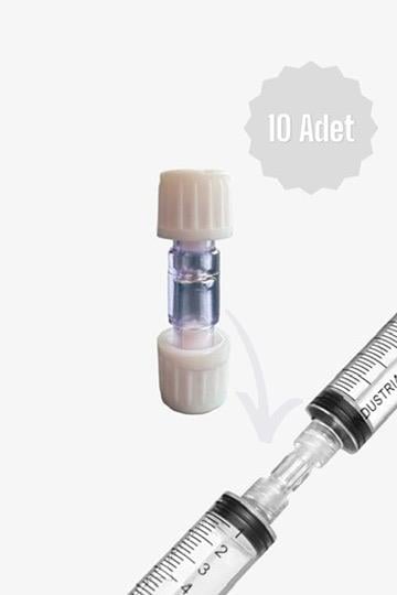 İki Yönlü Luer Akış Konnektör 10 Adet