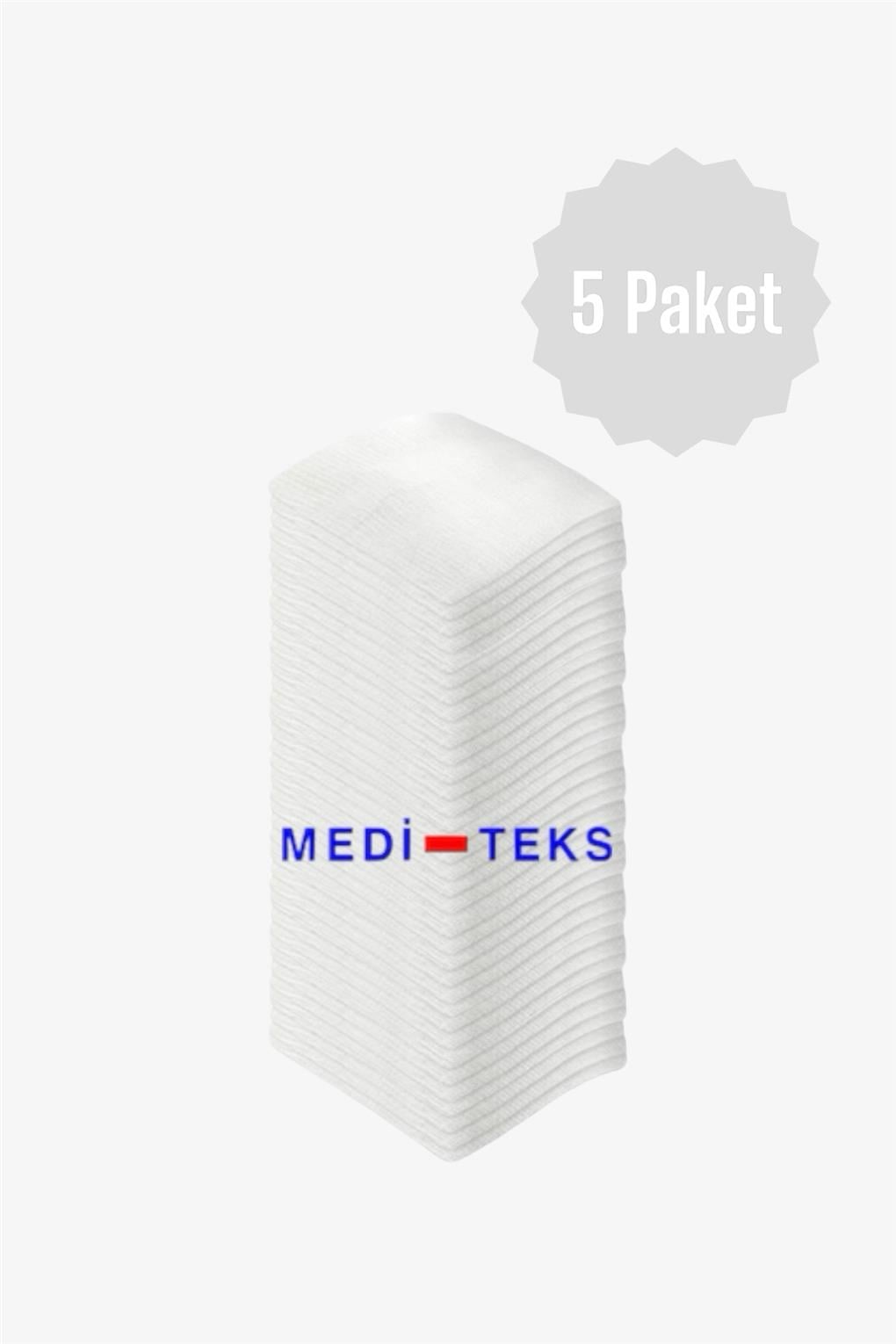 Mediteks Non Steril 10x10 Spanç 100'lü  5 Paket