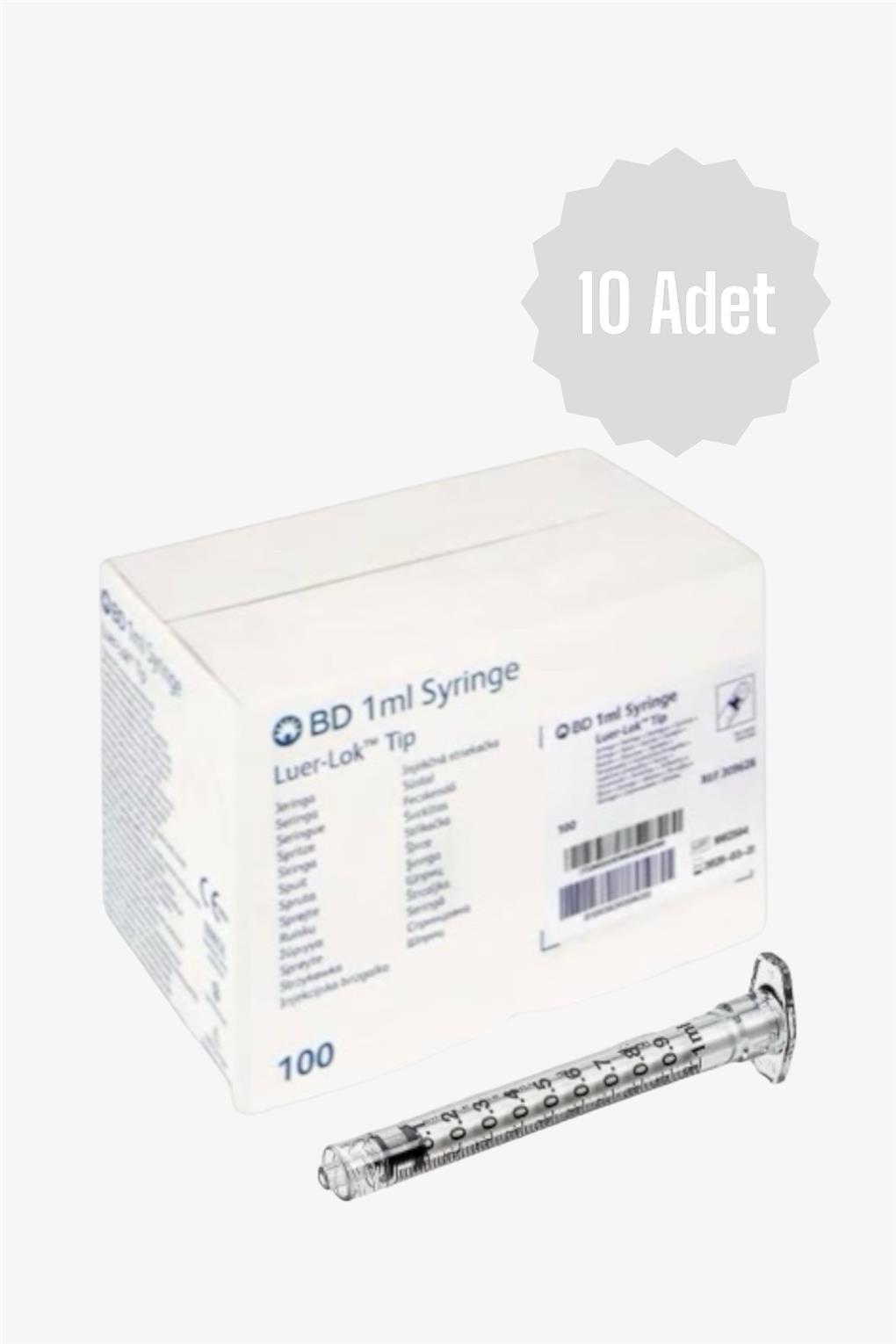 Bd Luer Lock 1Ml Enjektör 10'lu
