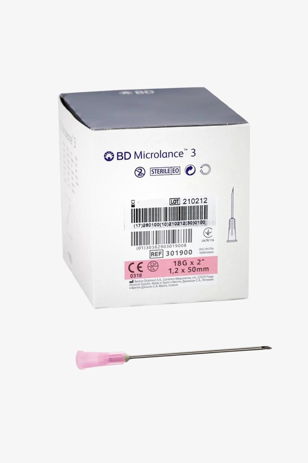 Bd Mıcrolance 18Gx50mm İğne Ucu 100'lü