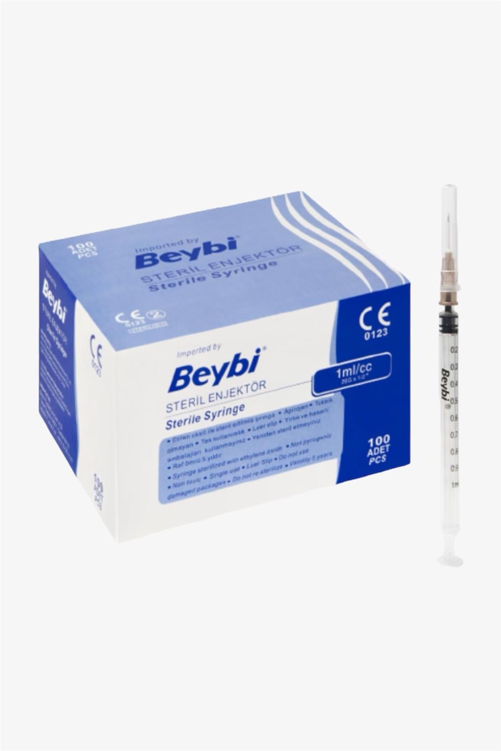 Beybi 1 Ml Enjektör 100'lü