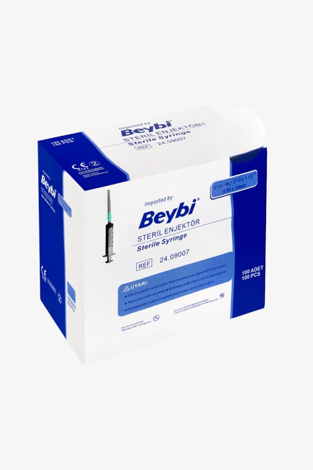 Beybi 2 Ml Enjektör 100'lü