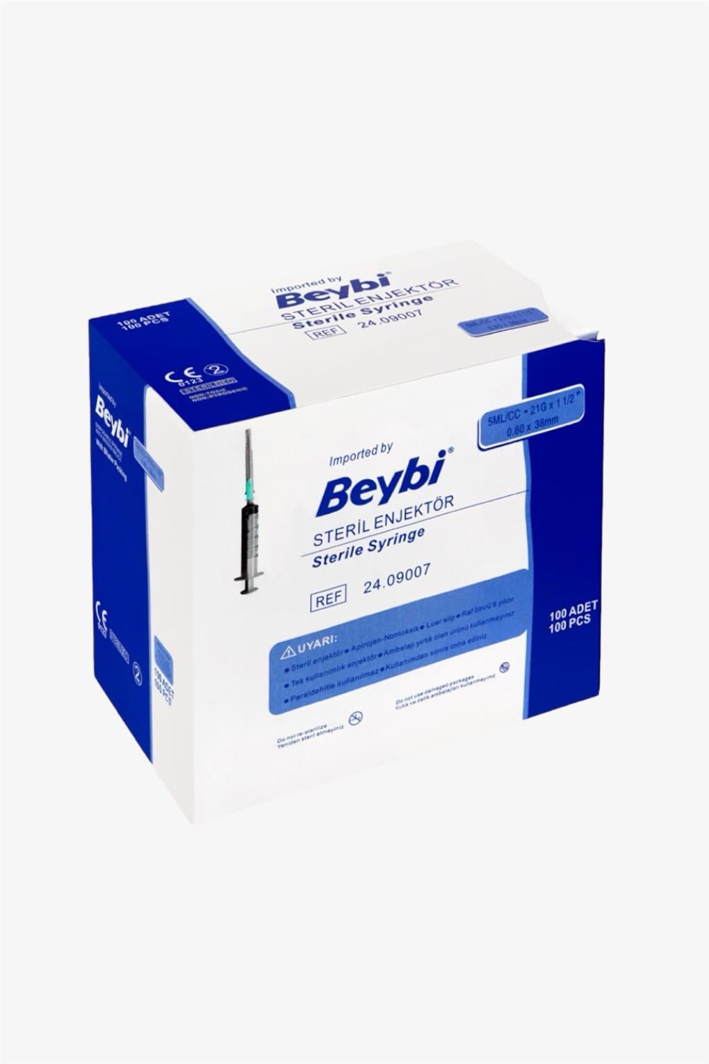 Beybi 5 Ml Enjektör 100'lü