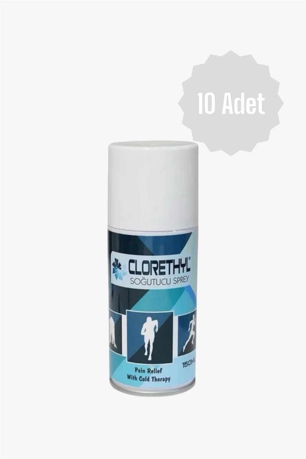 Clorethyl Soğutucu Sprey 150 Ml 10 Adet